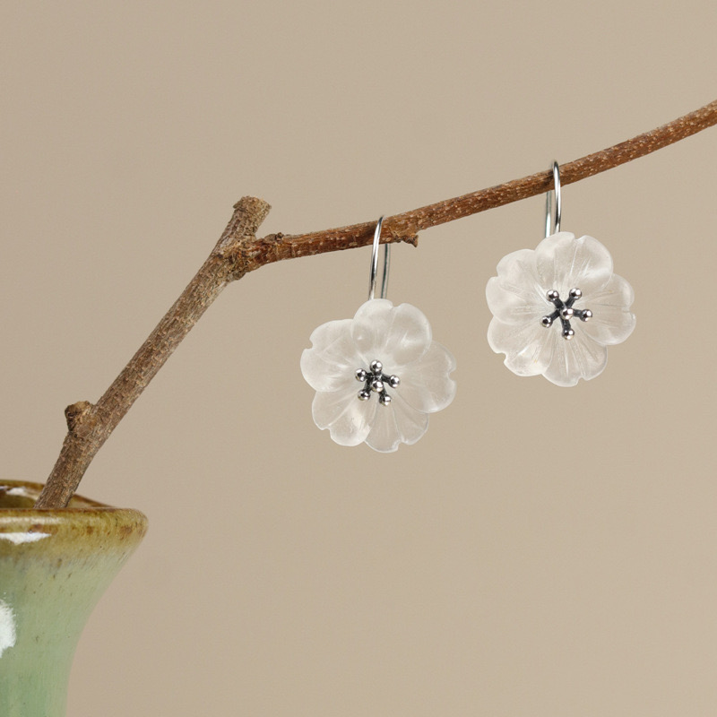 Stylish Lotus Leaf - shaped Earrings