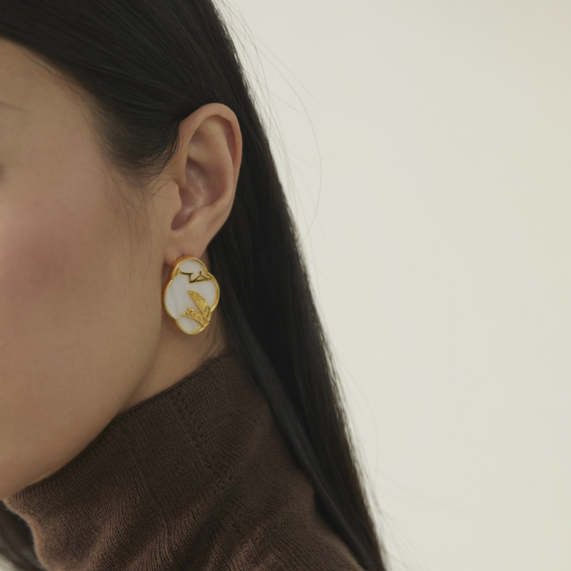 Ancient town garden window view