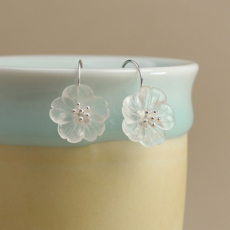 Stylish Lotus Leaf - shaped Earrings