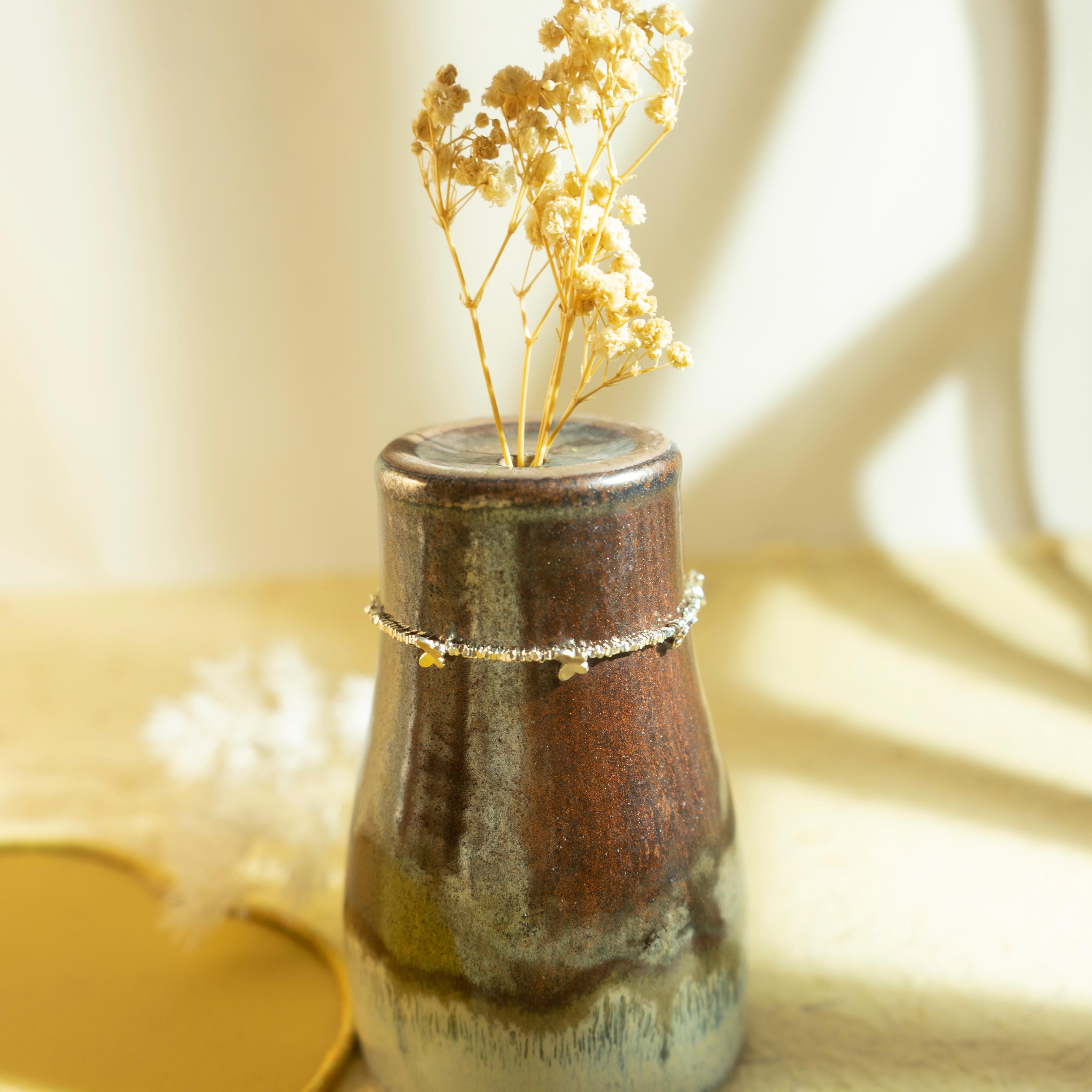 Light Luxury Silver Butterfly Bracelet