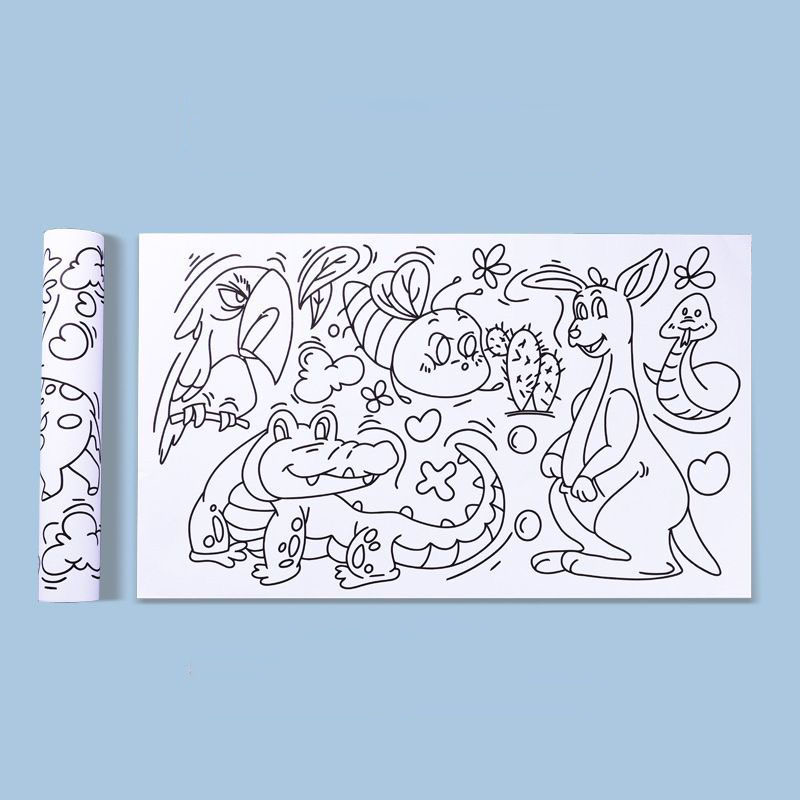 Children's Fun Graffiti Roll Paper