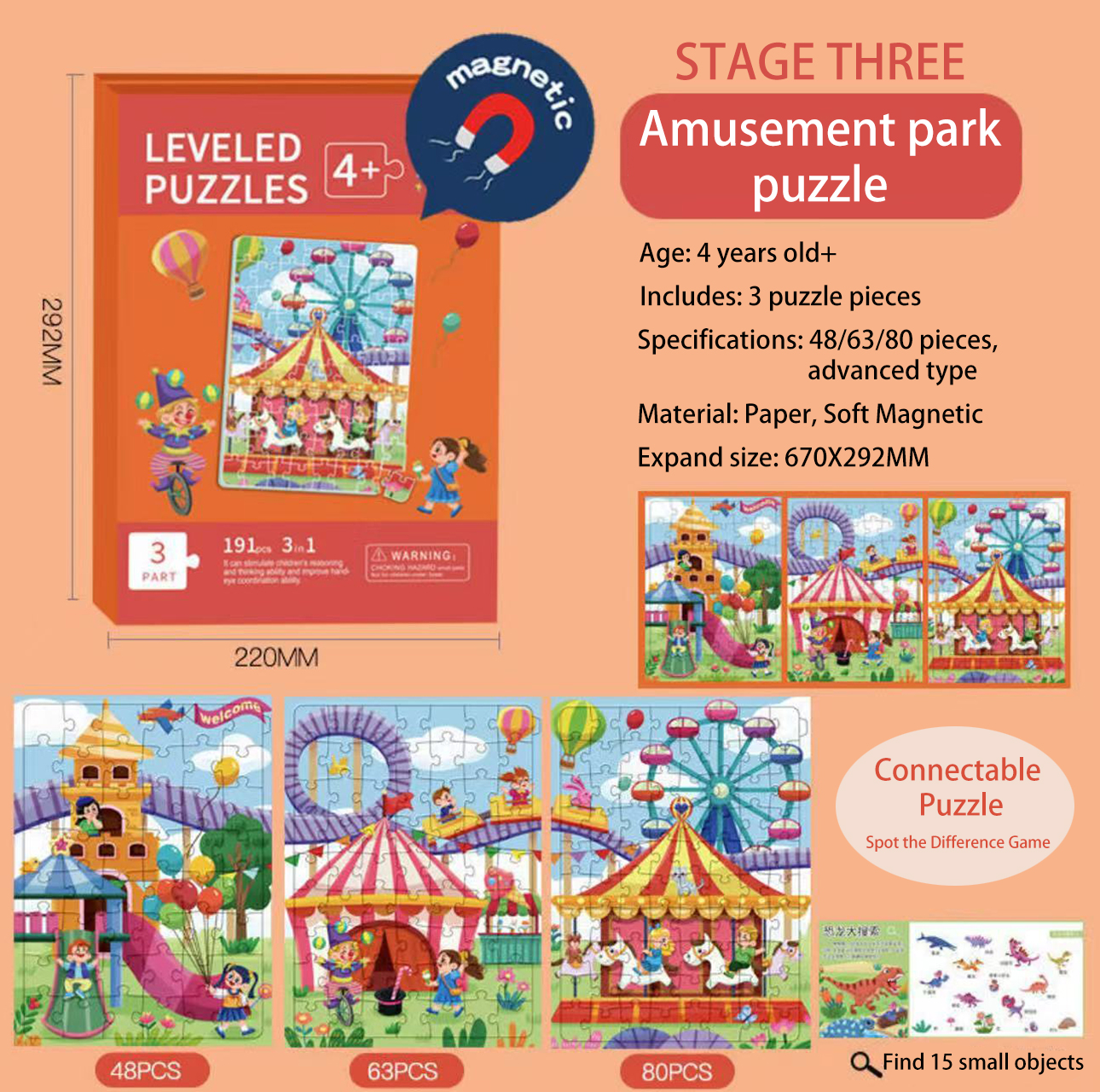 Collection of Intellectual and Fun Jigsaw Puzzles for Children