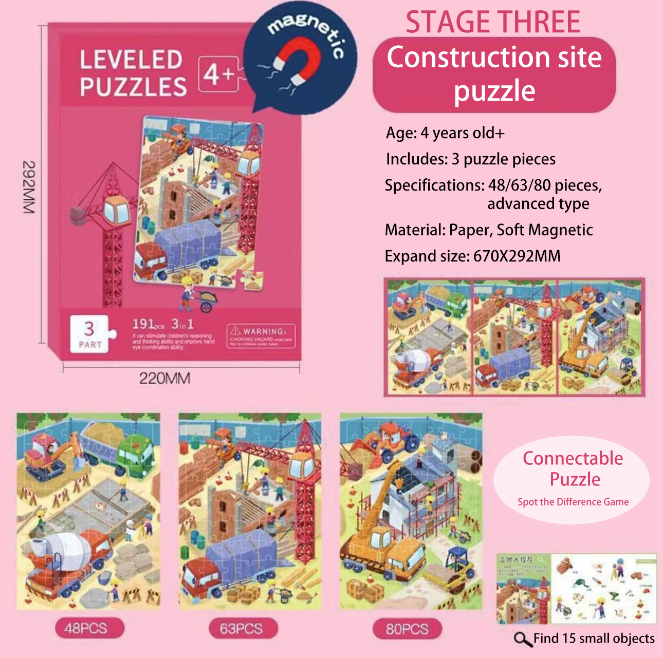 Collection of Intellectual and Fun Jigsaw Puzzles for Children