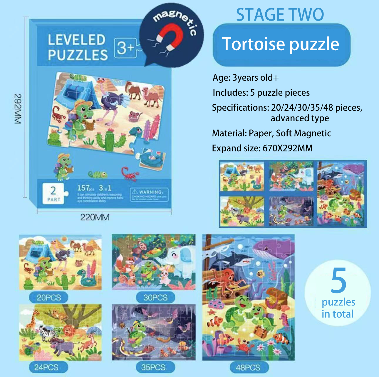 Collection of Intellectual and Fun Jigsaw Puzzles for Children
