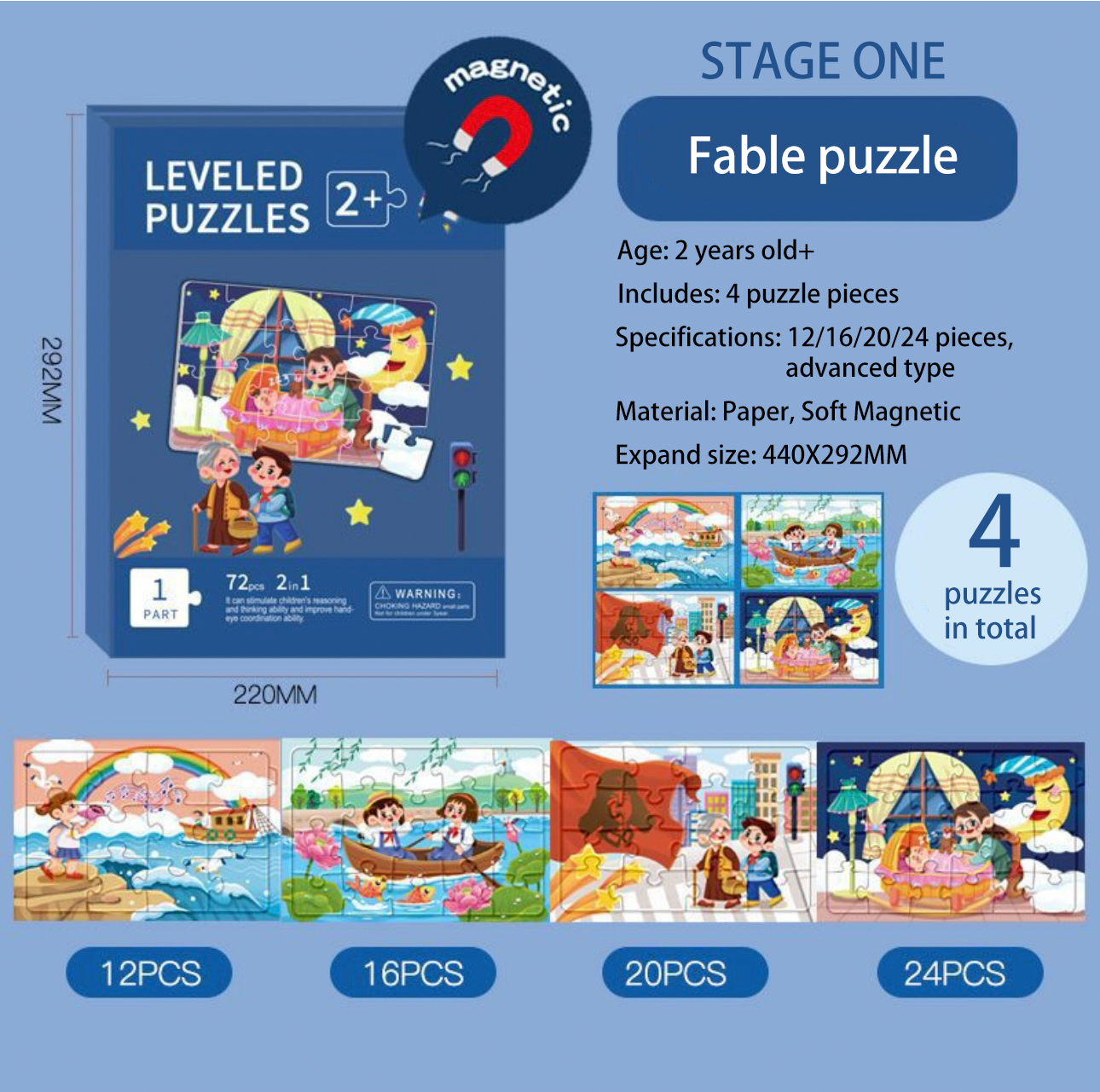 Collection of Intellectual and Fun Jigsaw Puzzles for Children