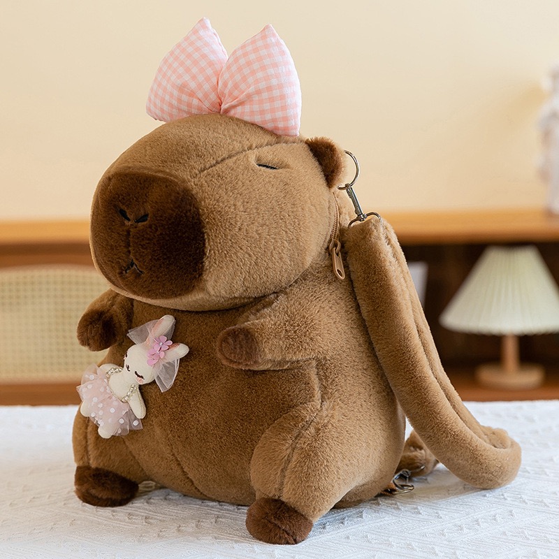 Capybara Plush Backpack