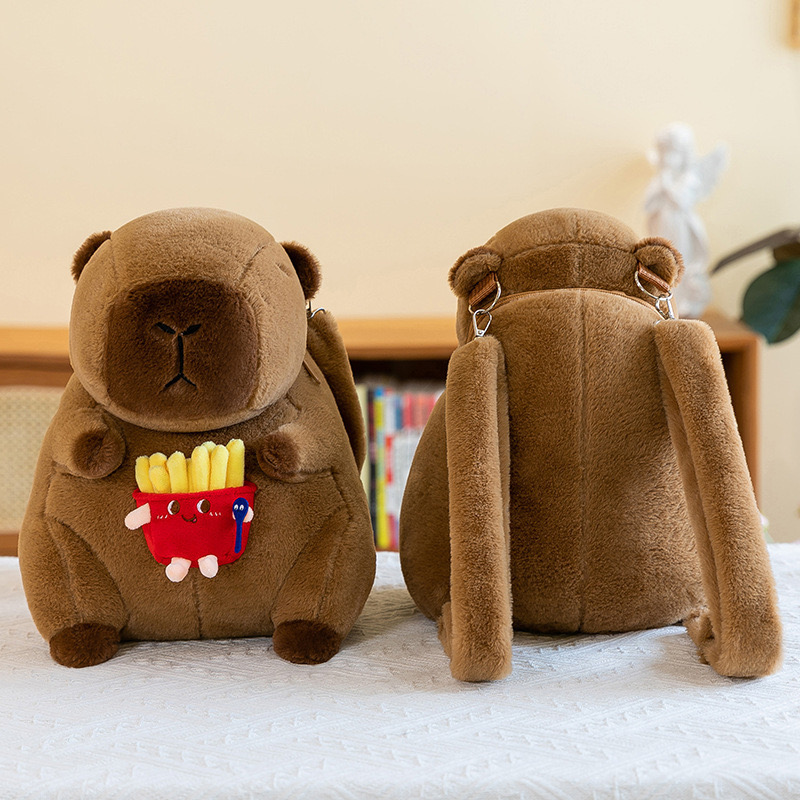 Capybara Plush Backpack