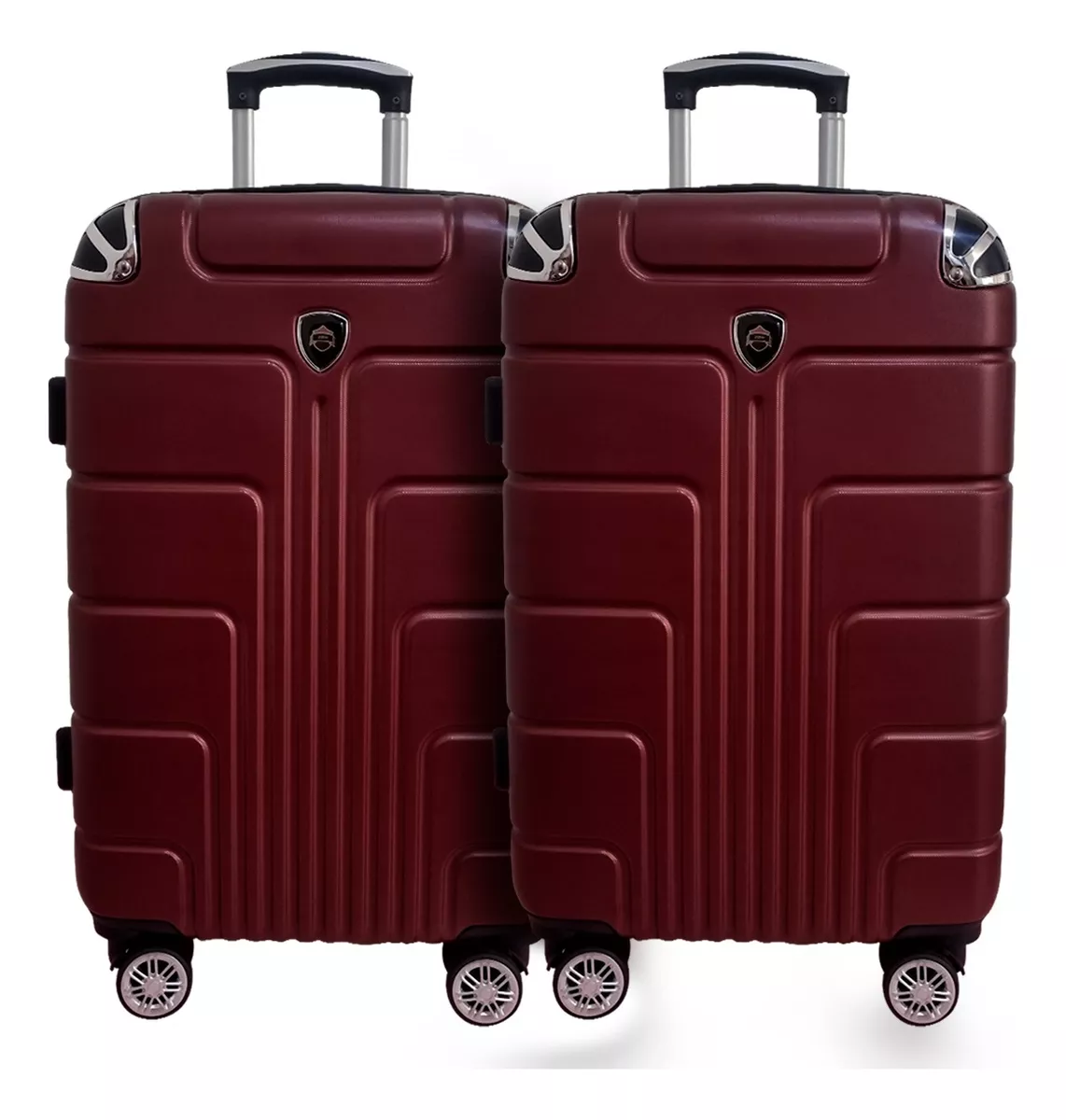 Kit Viaje Maletas Avión 2pz 10kilos Ruedas 360 Set 20+20 Pul