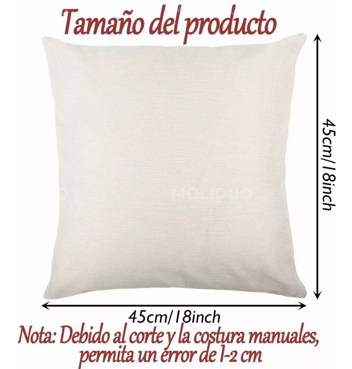 6 Fundas Navideñas Cojines Decorativos Fundas Almohadas Lino
