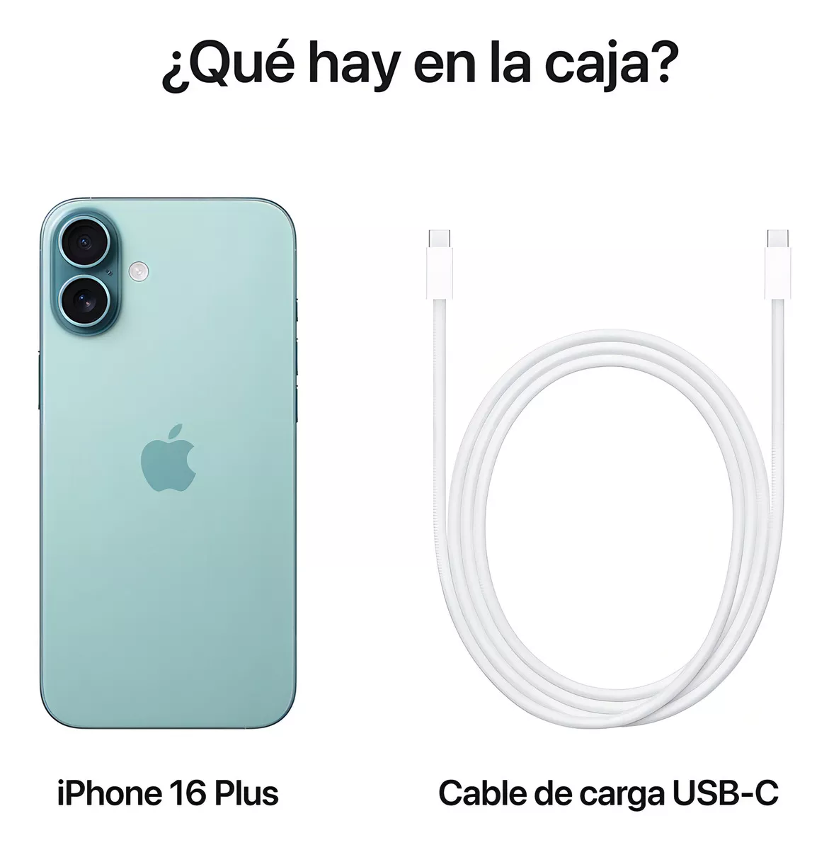 Apple iPhone 16 Plus (128 GB) - Verde azulado