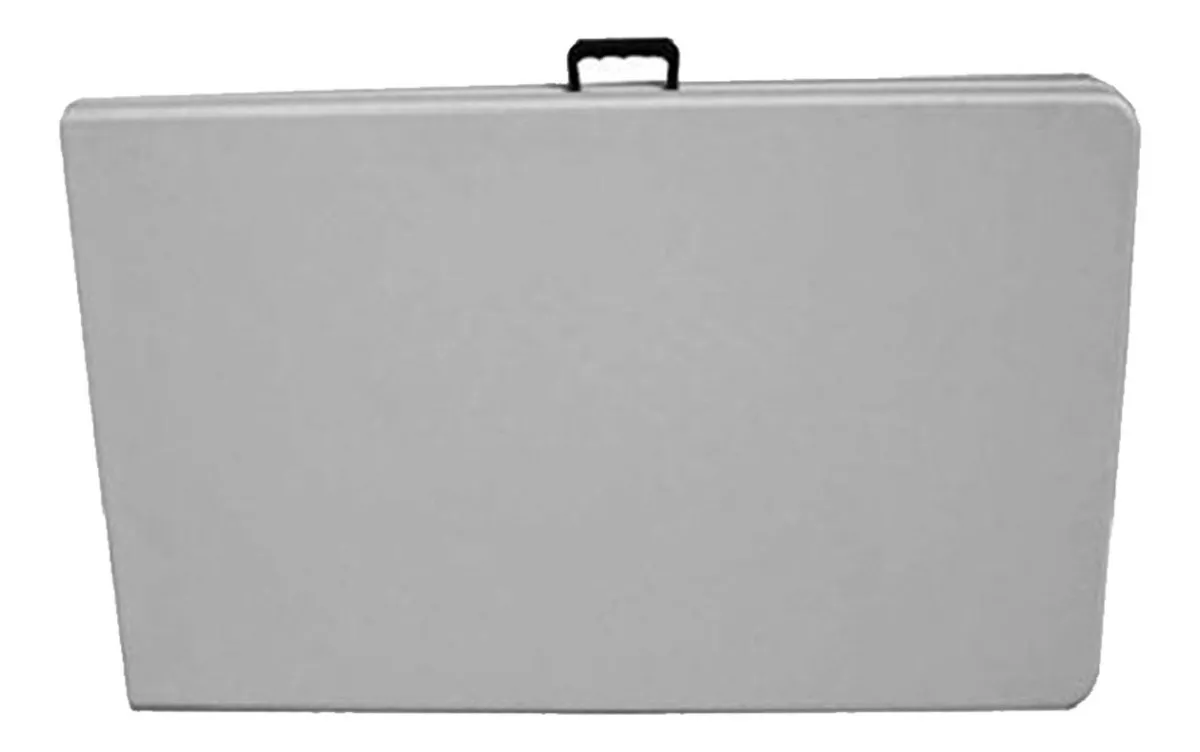 Mesa De Exterior Jardimex MKZ-MPLEGABLE De Plástico Color Blanco