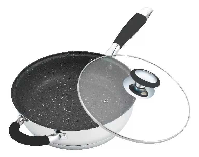 Batería De Cocina 12 Pz Acero Inox Induccion Omania Fraciel