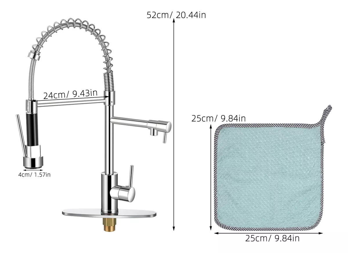 Grifo Cocina Monomando Fregadero Llave Mezcladora Tarja Flex