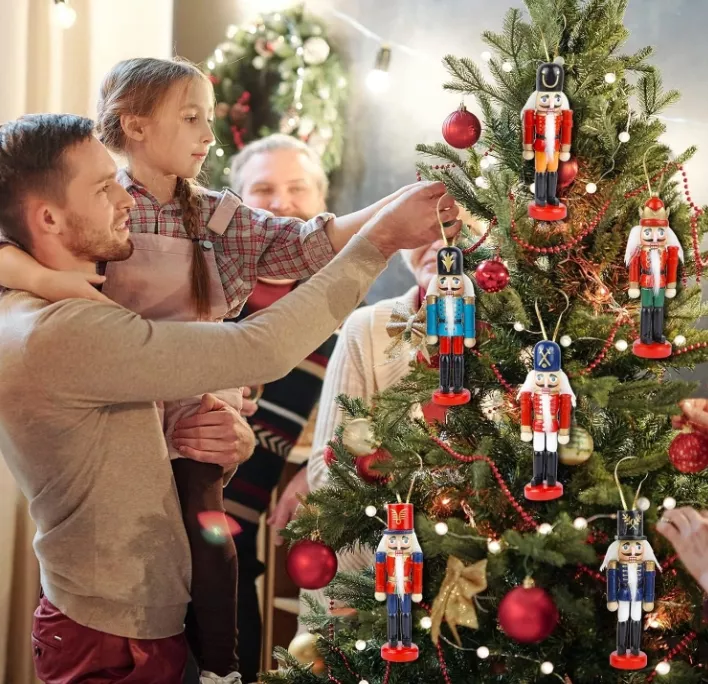 Adorno Para Árbol De Navidad Holy Kit 6 Cascanueces