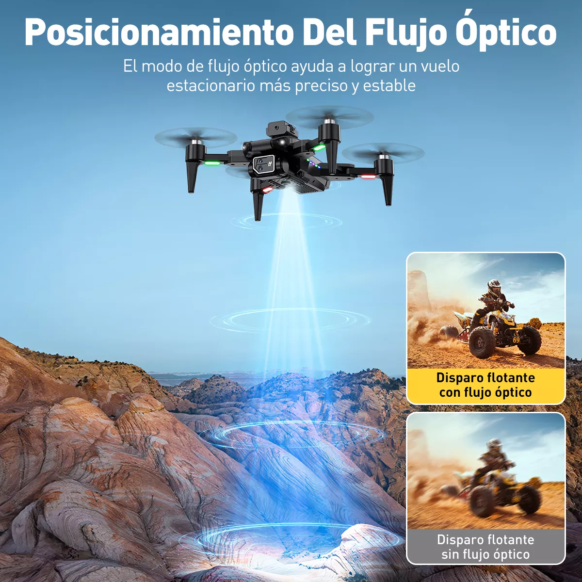 Dron Con Cámara 8k Mini Drones Profesional 3 Batería Wifi 5g