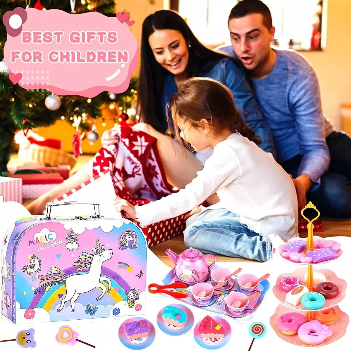 Juguete De Cocina Juego De Té Para Niños Fiesta Del Té Niñas