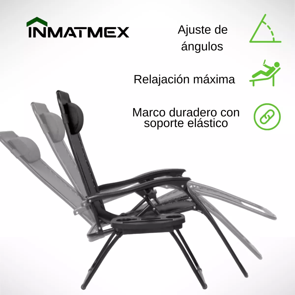 Set 2 Camastro Silla Plegable Gravdad 0 Jardin Alberca Playa