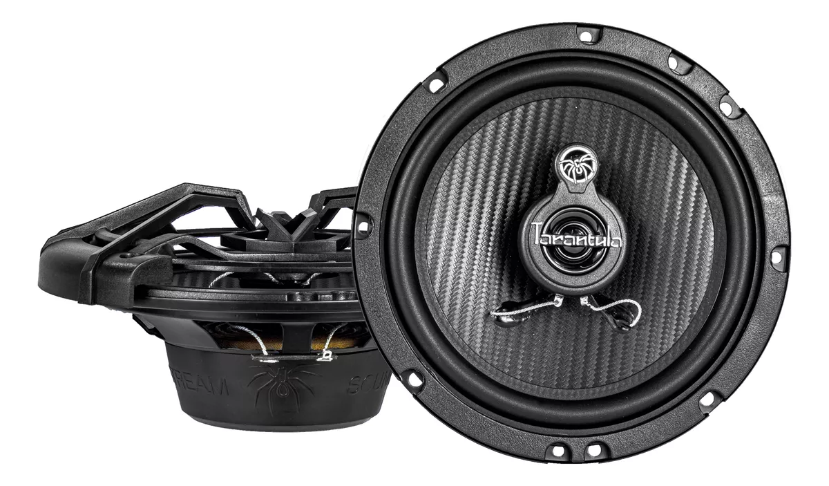 Kit Auto Estéreo Carbon-323 Steelpro+bocinas 6.5 Soundstream