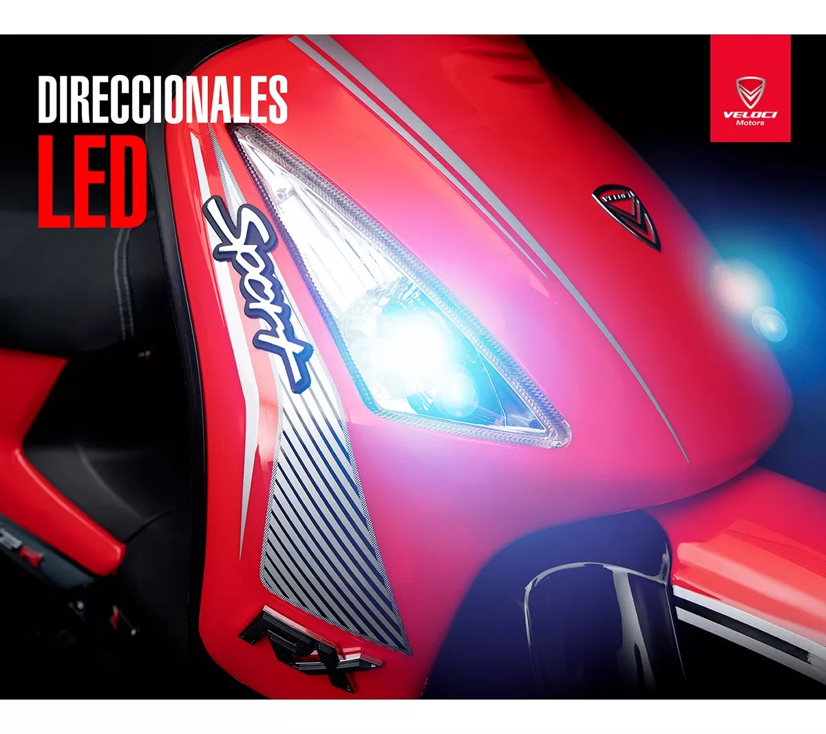 Motocicleta Veloci Draxter Rx Sport 125 Cc Rojo 2024