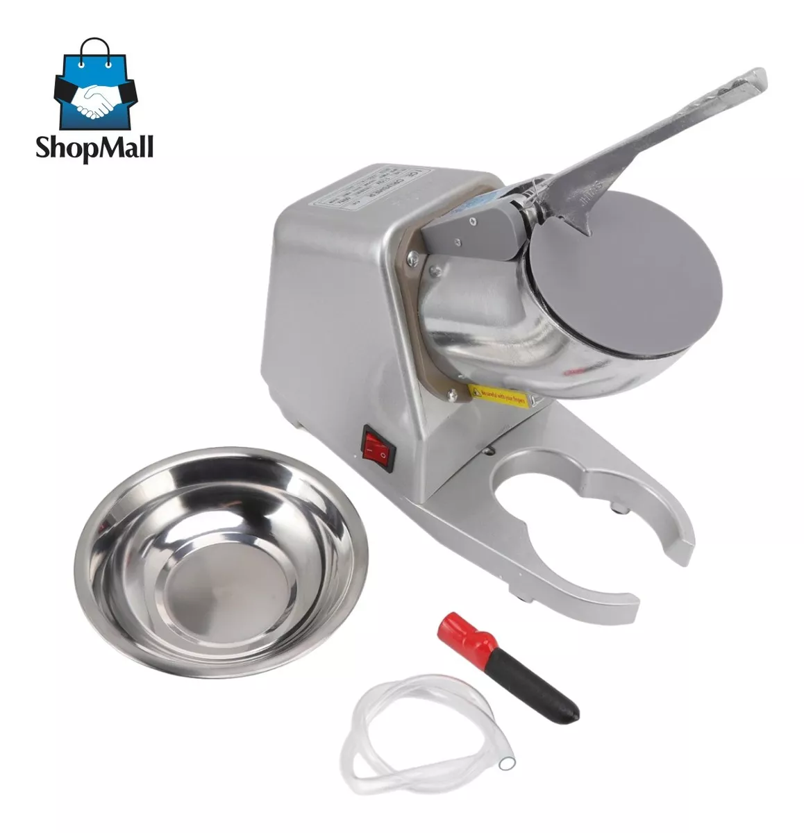 Maquina Trituradora De Hielo Para Raspados Electrica Color Gris