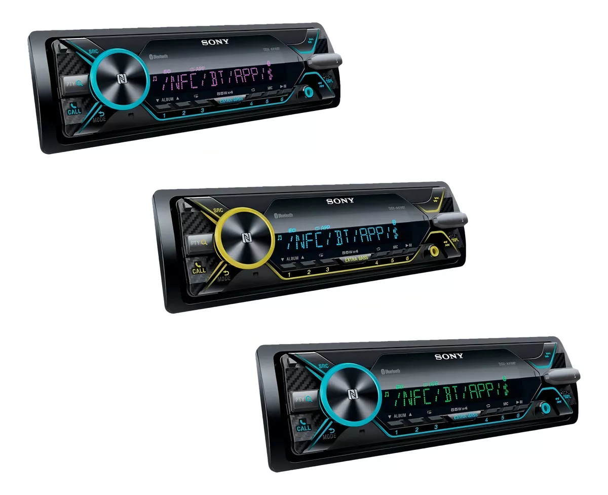 Autoestéreo para auto Sony DSX A416BT con USB y bluetooth