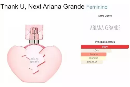 Kit de eau de parfum Thank U Next de Ariana Grande, 100 ml (3 unidades)