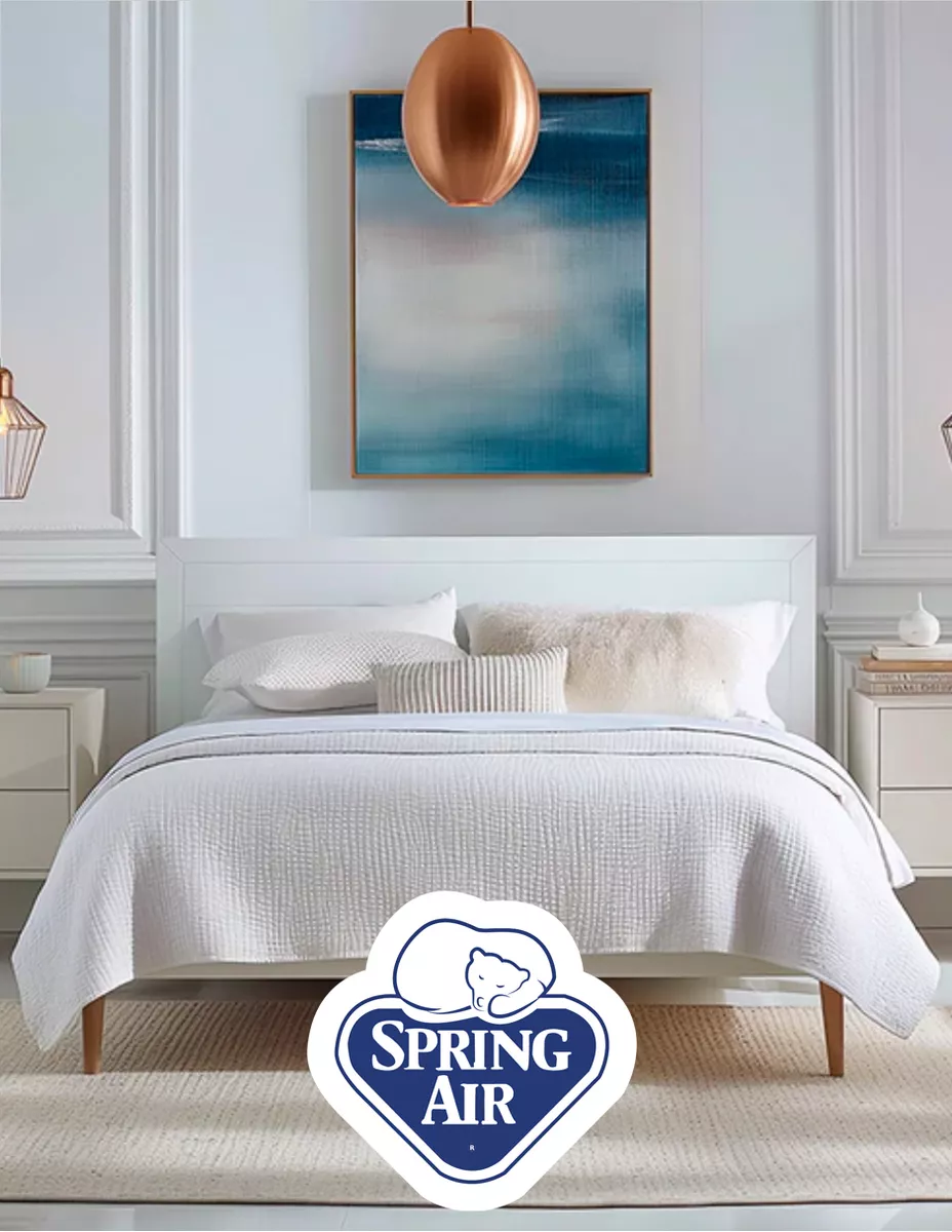 Colchón En Caja Spring Air Onix Memory Foam Matrimonial