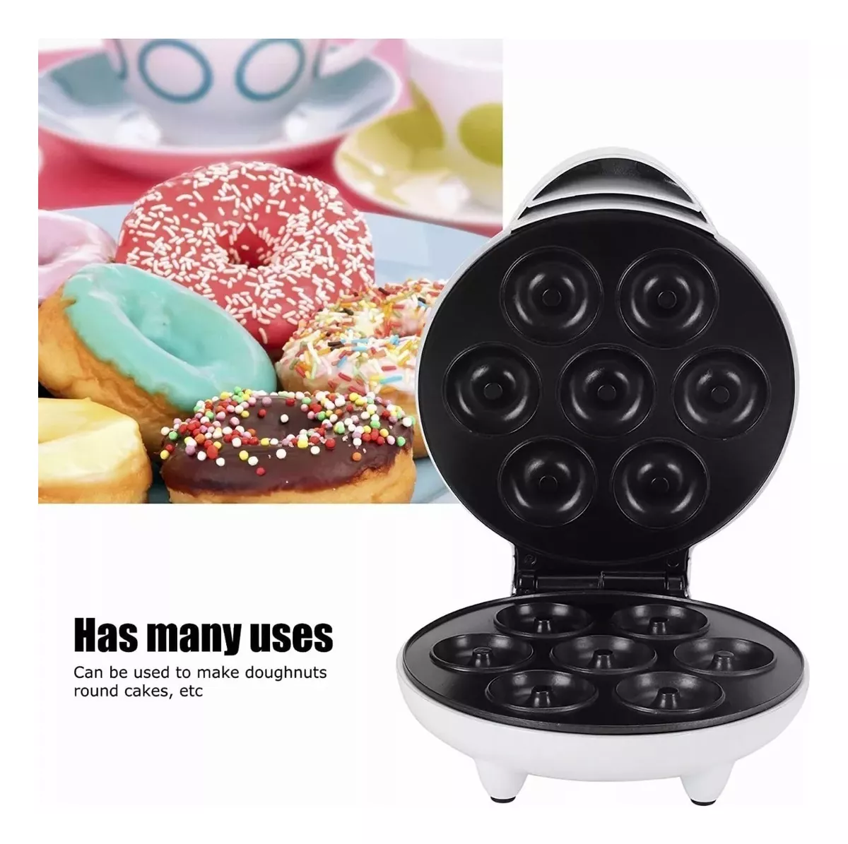 Máquina De Donas Para Desayuno Casa Con Donas 1200w Olye