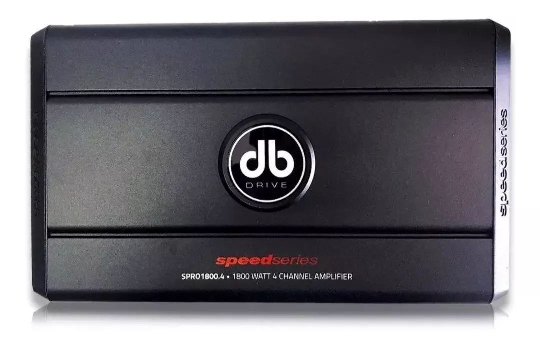 Paquete De 4 Bocinas Medio Rango Ds18+amplificador Db Drive