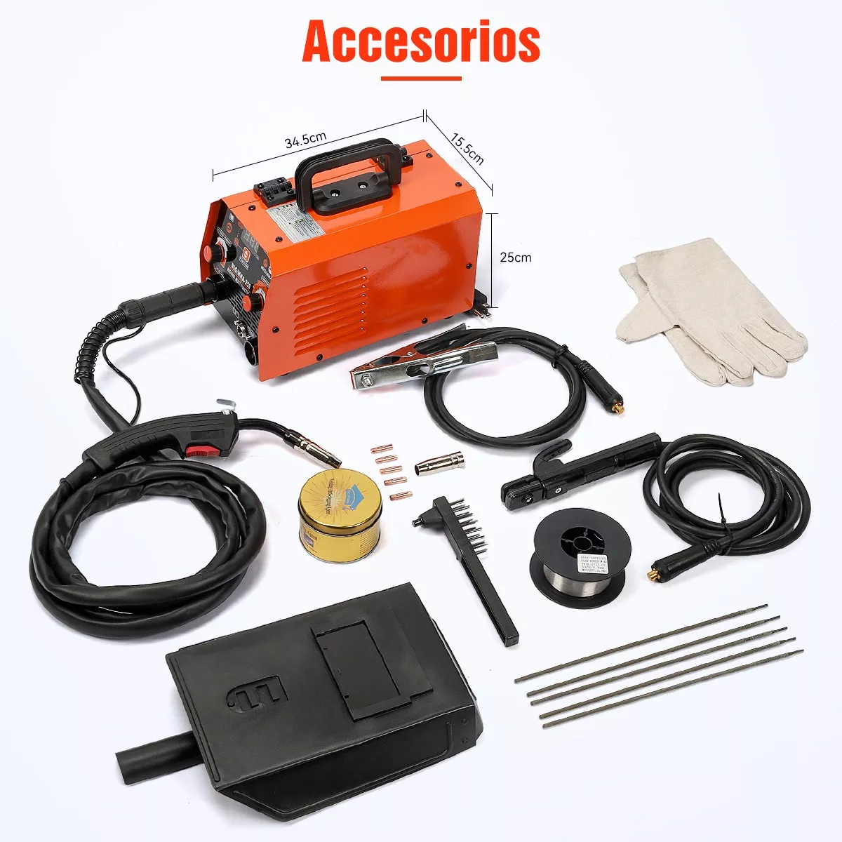 Soldadora Inversora 250a Máquina De Soldar Inverter Mig Mma