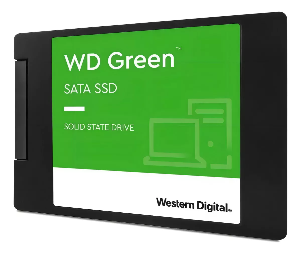 Disco sólido SSD interno Western Digital WD Green WDS100T3G0A 3 1TB verde