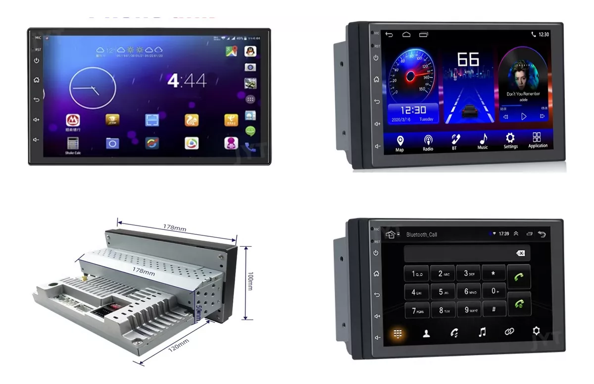 Estereo 1 Din Android Gps  Usb Y Camara  P