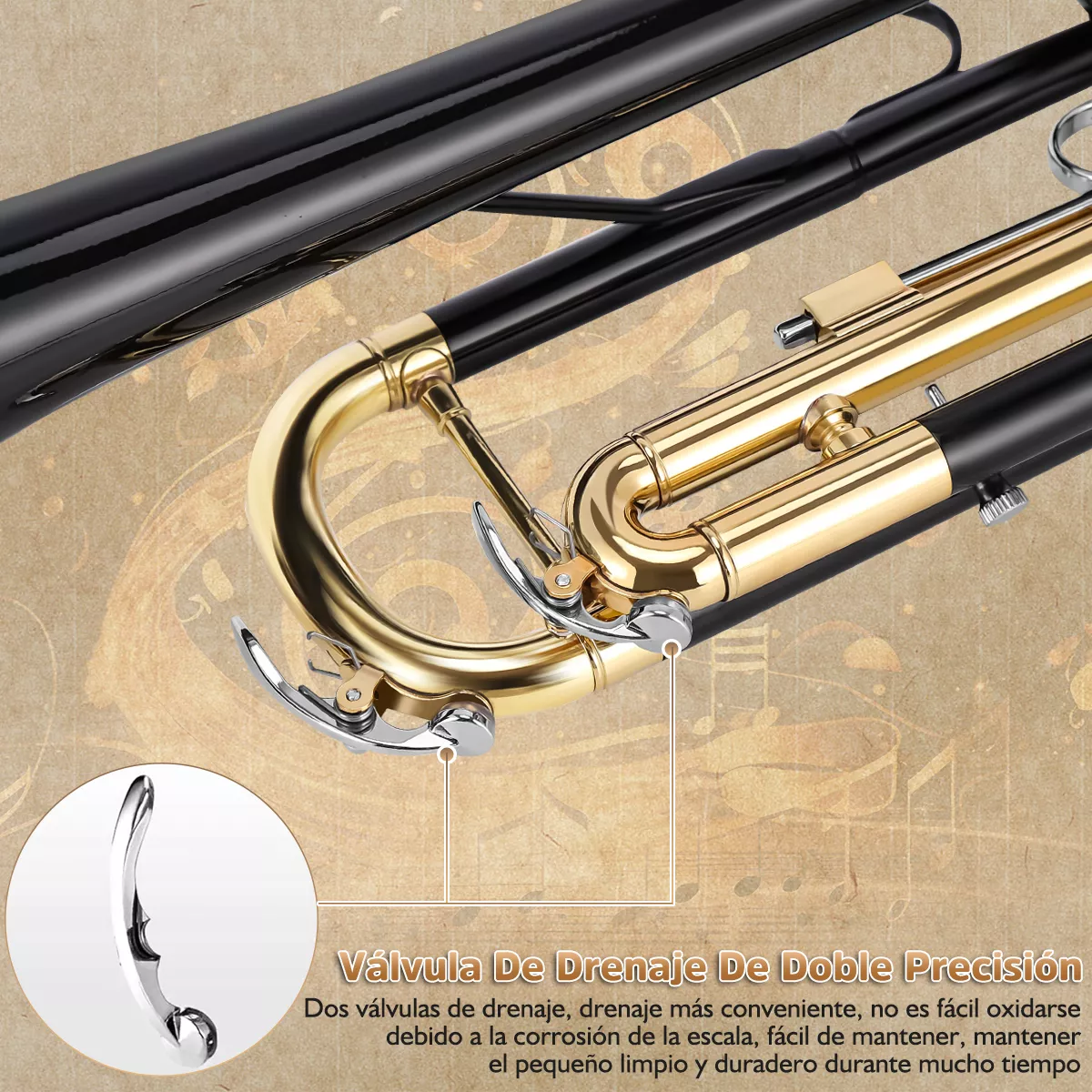 Trompeta Annizhty YQXH001 Negro