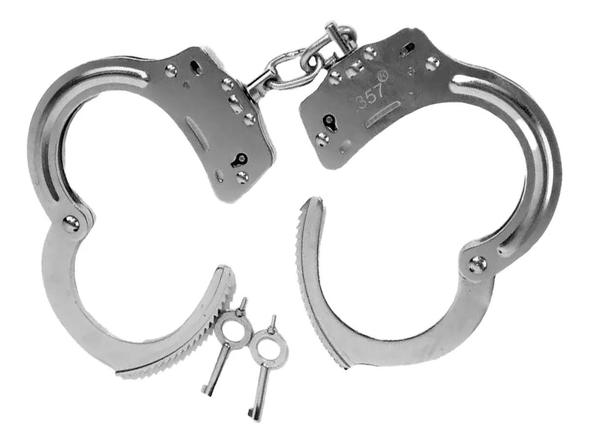 Esposas Policiacas Profesionales De Mano Acero Inoxidable