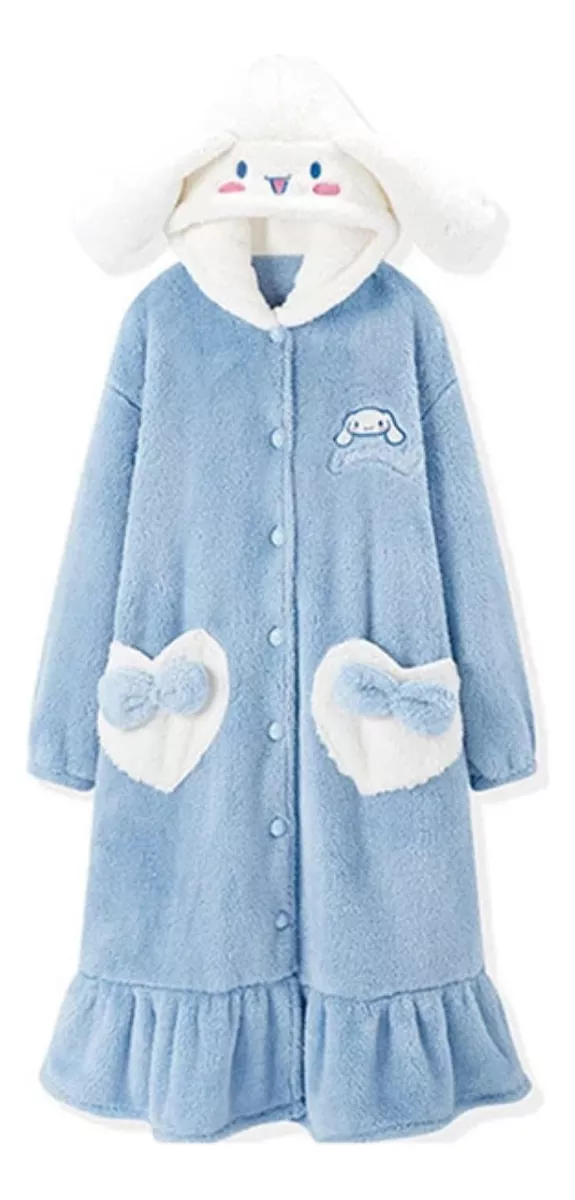 Bata De Dormir Para Mujer Pijama Super Calientita Peluche
