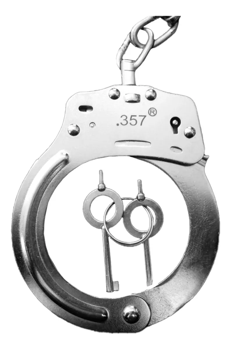 Esposas Policiacas Profesionales De Mano Acero Inoxidable