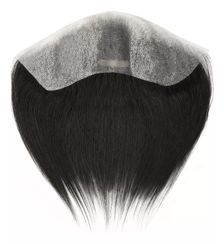 Nuevo 4 X16cm Sistema Capilar Frontal De Cabello Natural