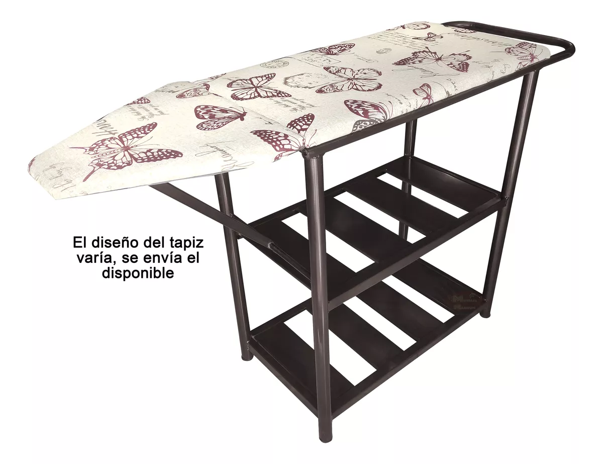 Práctico Burro Mesa De Planchar Plegable, De Acero Tubular.