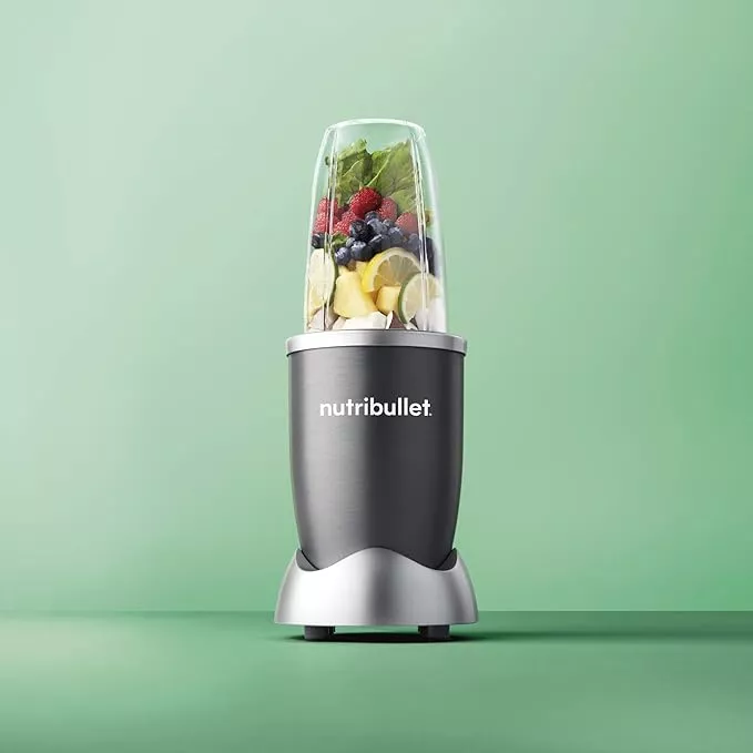 Licuadora Nutribullet 600W 24 fl oz gris 127V 7 accesorios