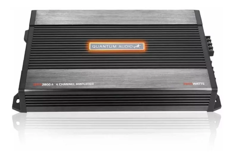 Amplificador 4 Canales Quantum Qpx2800.4 Buena Potencia Color Negro