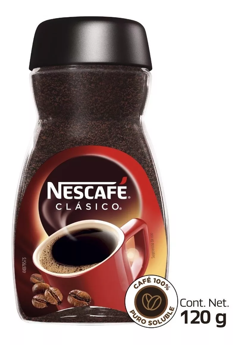 Café instantáneo clásico descafeinado Nescafé Clásico sin gluten frasco 400 g