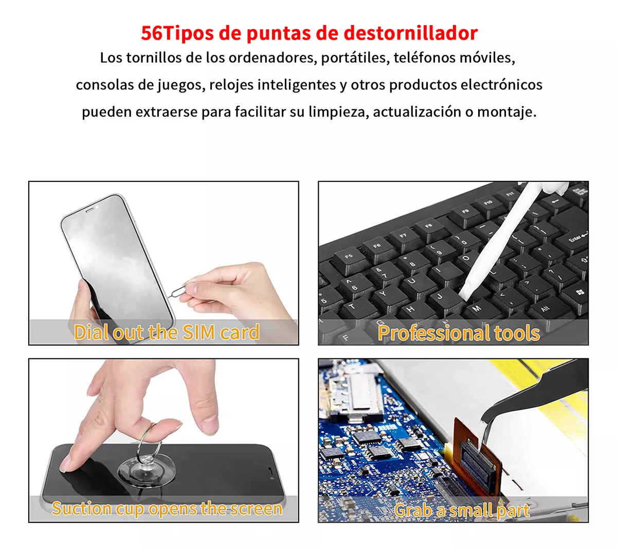 Kit De Desarmadores Y Herramientas De Precisión 115 En 1 RexQualis