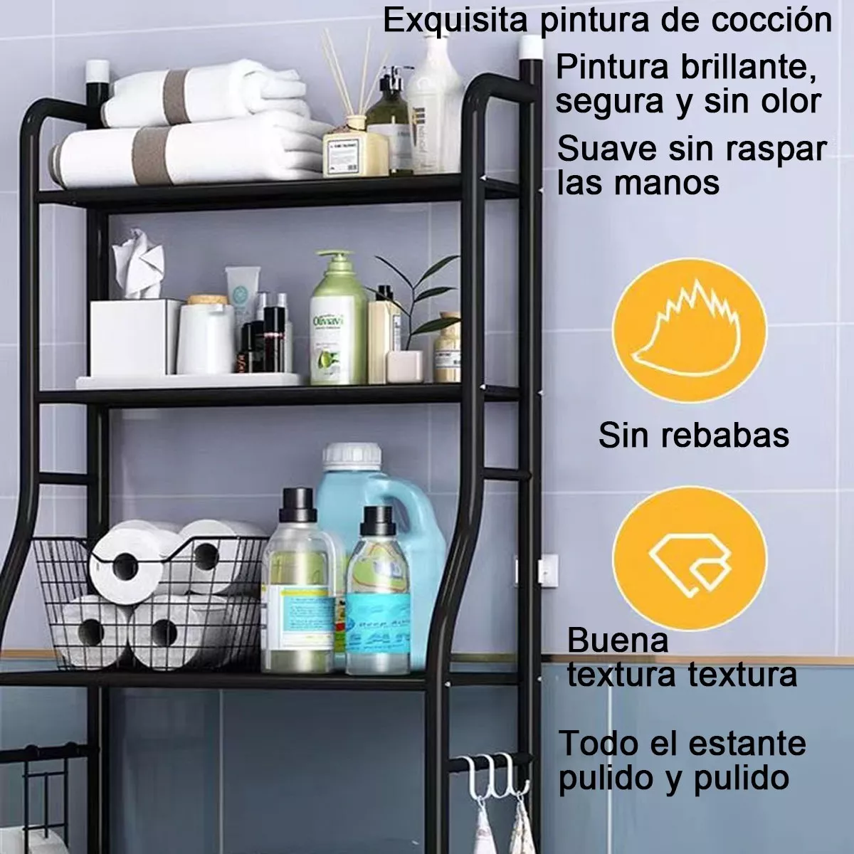 Repisa Mueble Para Baño Estante Organizadores Accesorios