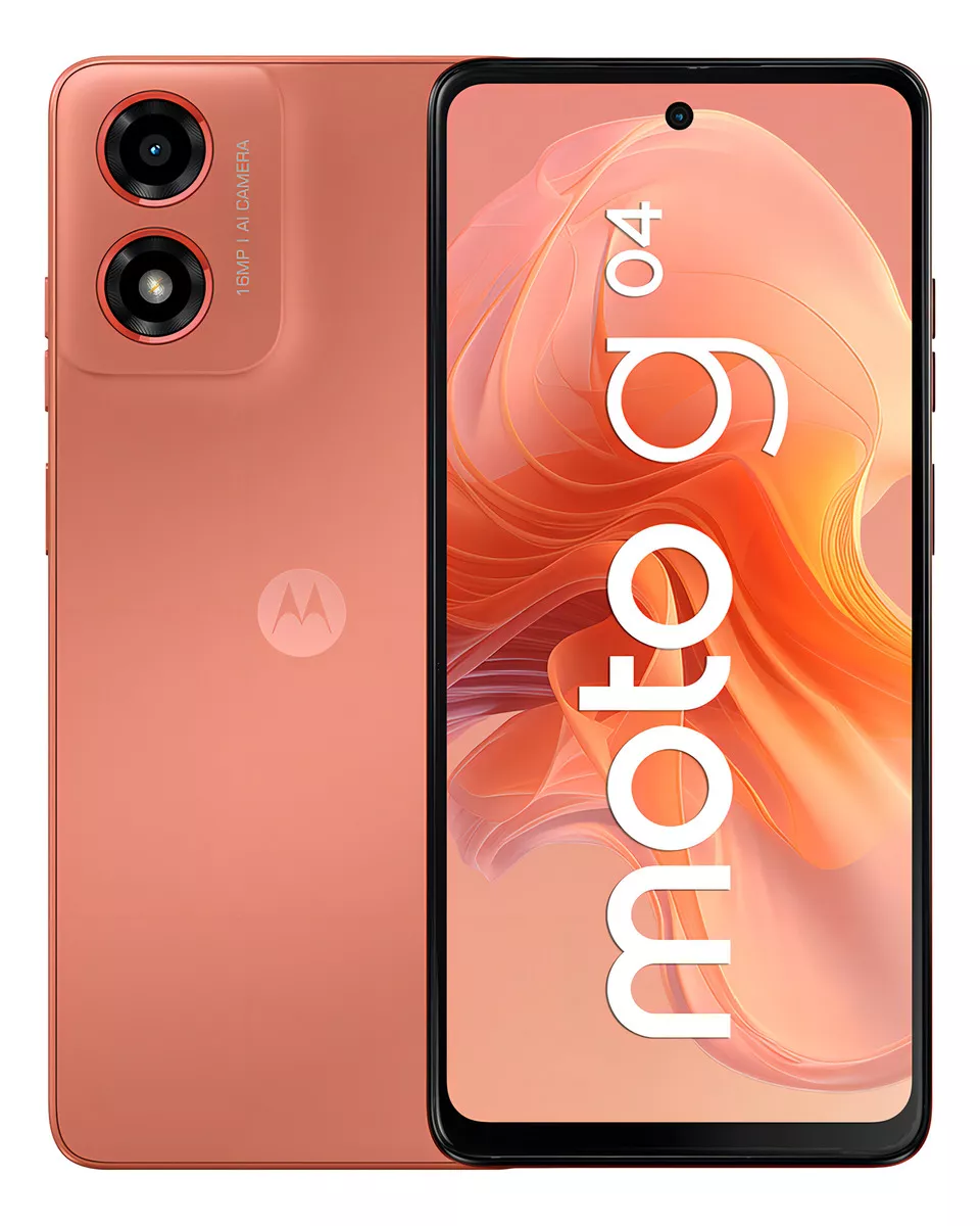 Celular Moto G04 4 + 128 Gb Naranja
