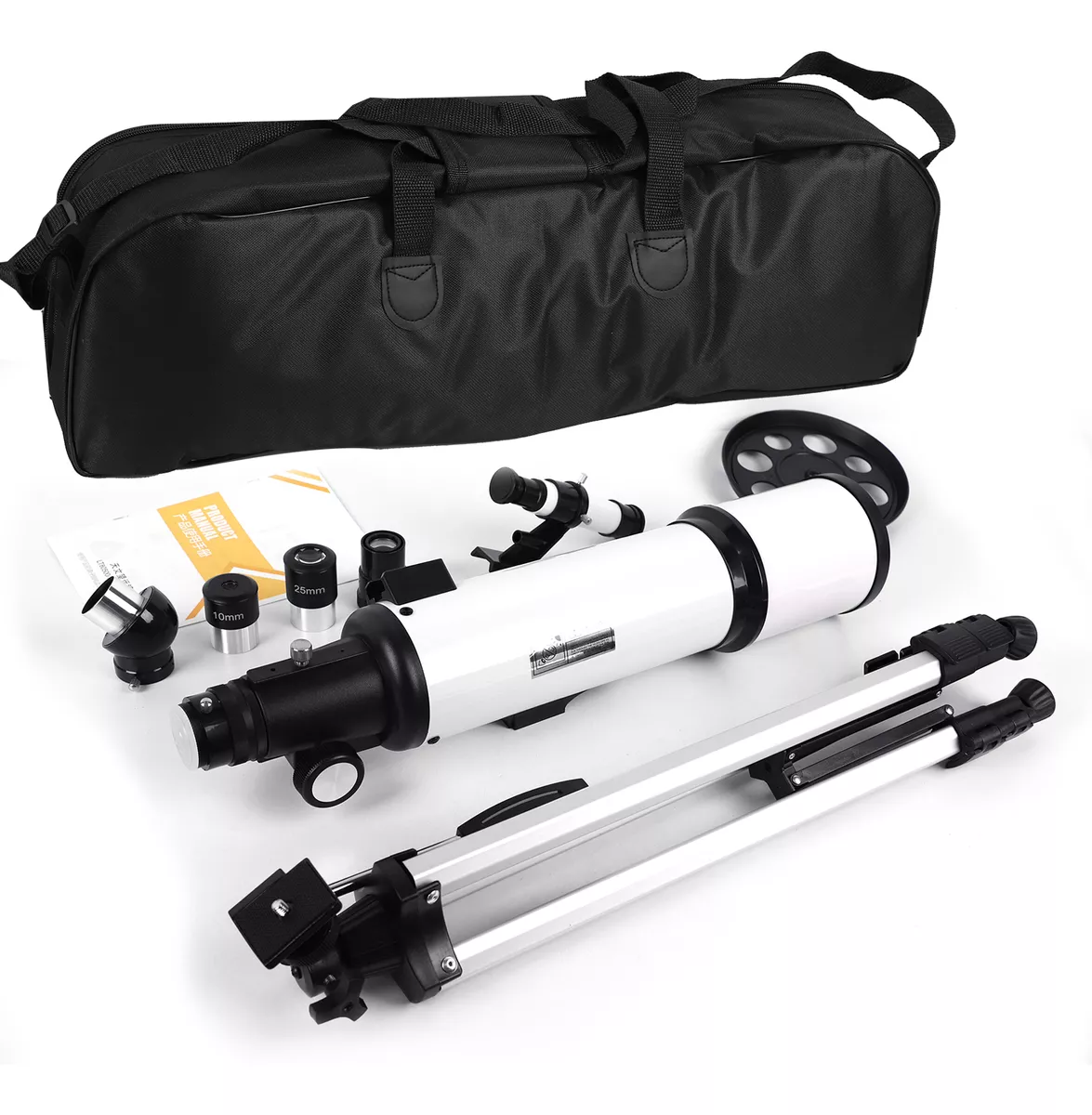 Telescopio Astronómico 70mm Apertura 500mm Portátil