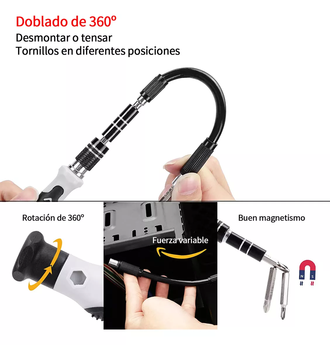 Kit De Desarmadores Y Herramientas De Precisión 115 En 1 RexQualis