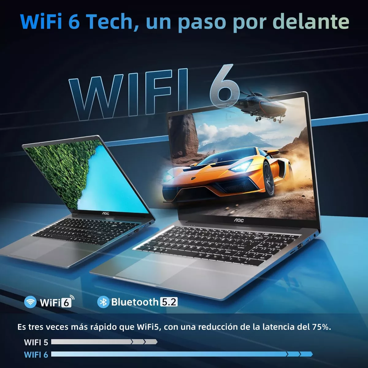 Aoc Laptop Games Amd Ryzen 7 5825u 16gb Ram 512gb Ssd 16.1''