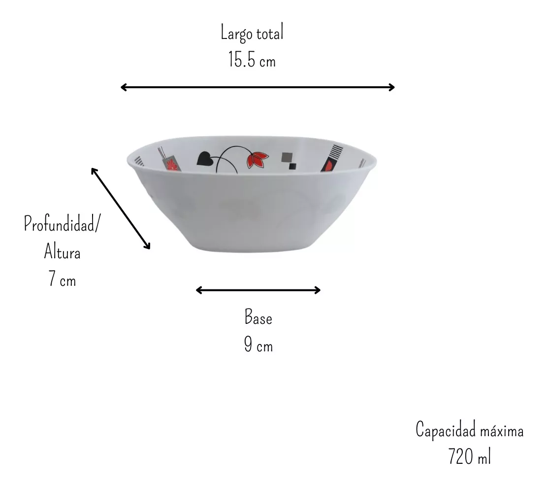 Vajilla De 18 Pzas Para 6 Personas Chrysan Melamina Moderna