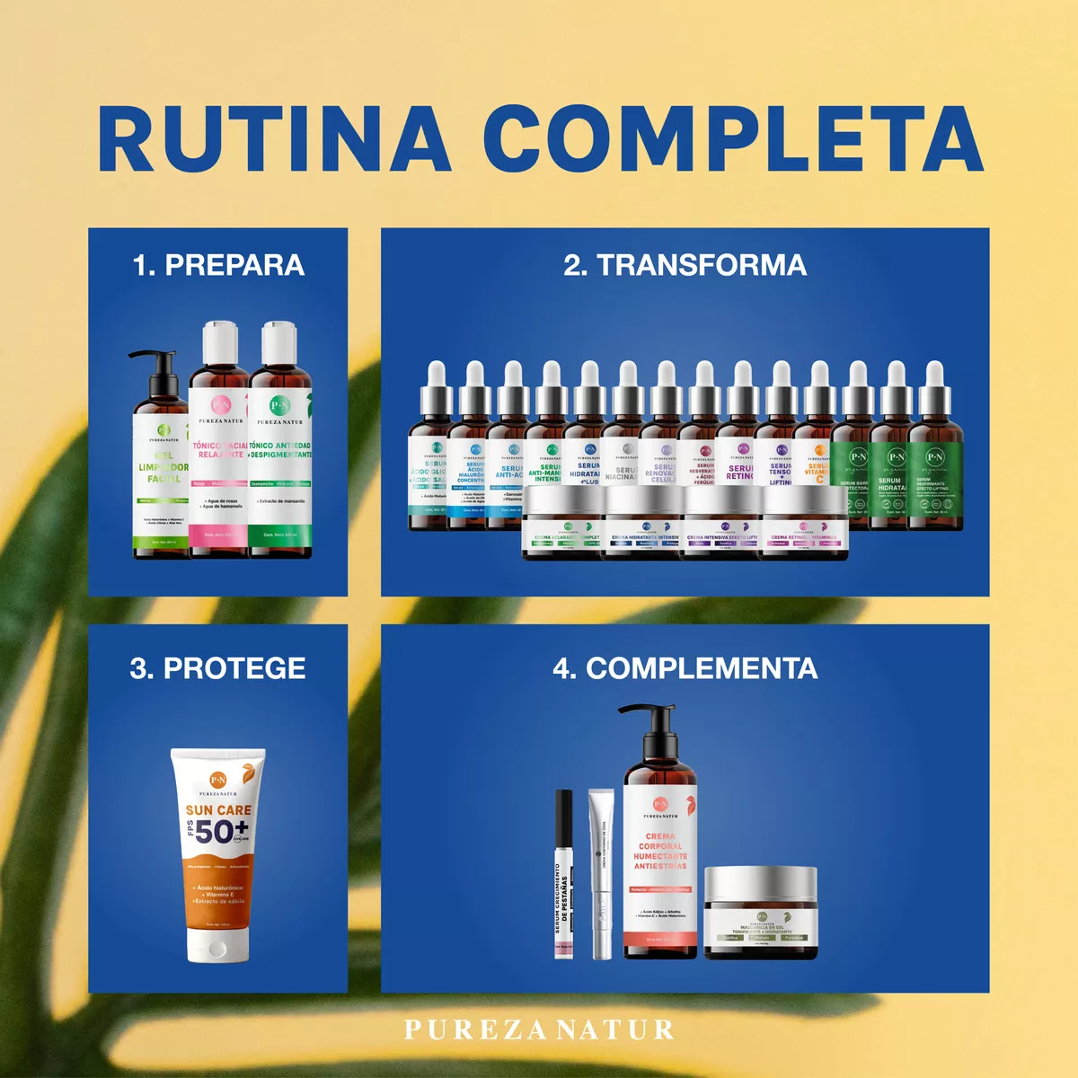 Kit Reparación Sueros Colageno + Vit C + Acido Hialurónico