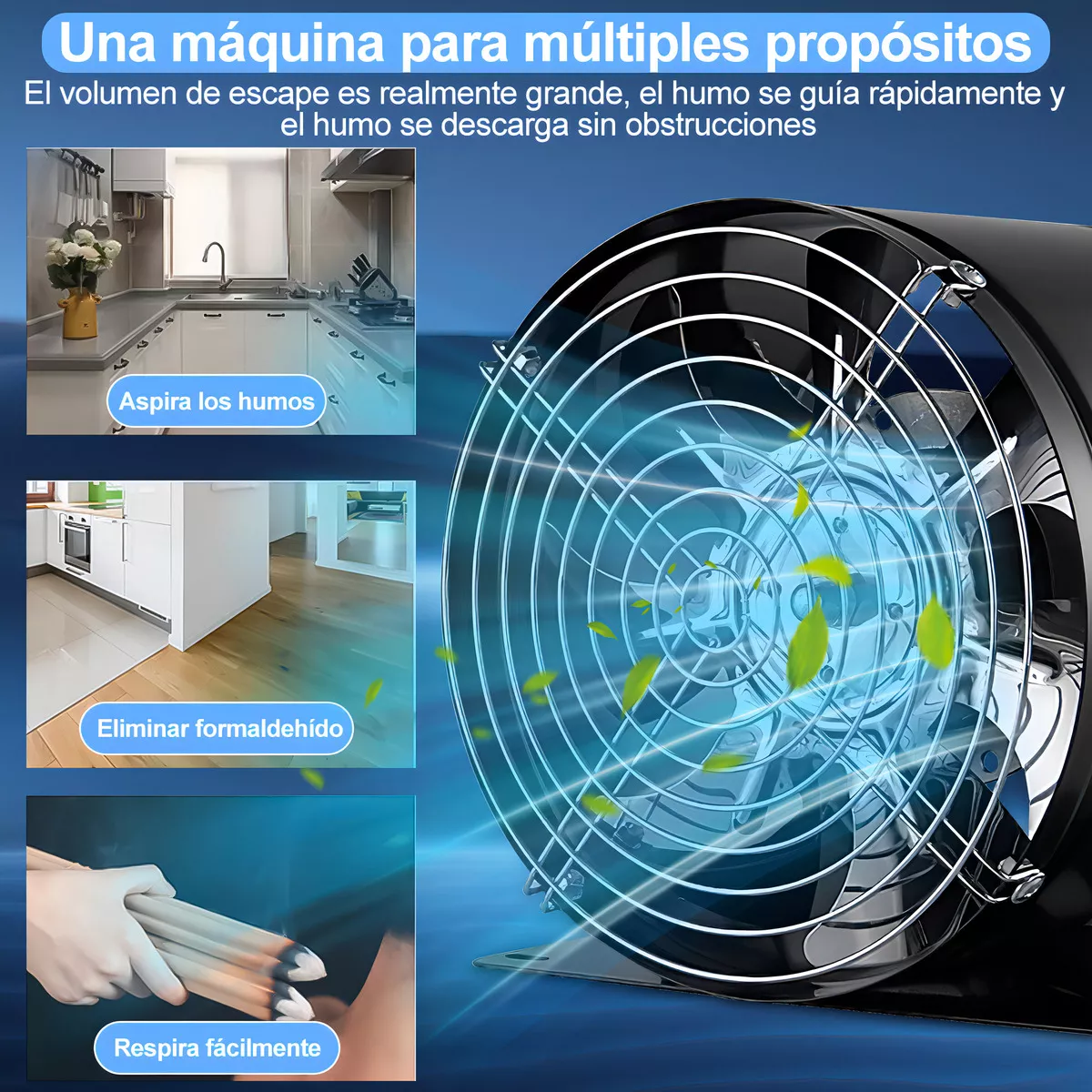 Extractor De Humo Aire Industrial Para Cocina Ventilado 6in Foowei Extractor Humo Aire De Silencios 6in Para Cocina Ventilado